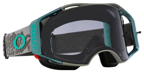 Masque Oakley Airbrake MTB x Troy Lee Designs Vert/Verres Light Grey/Ref : OO7107-24