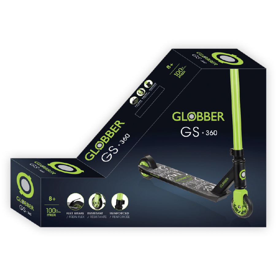 muuwmi Lights Aluminium Scooter GLOW 145 mm, mit Leuchtrollen und Glow-Effekt