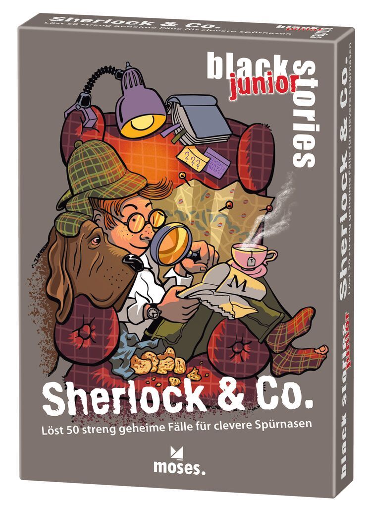 Rätselkarten BLACK STORIES JUNIOR - SHERLOCK & CO