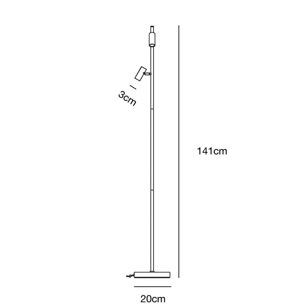 Nordlux Omari Vloerlamp - Wit