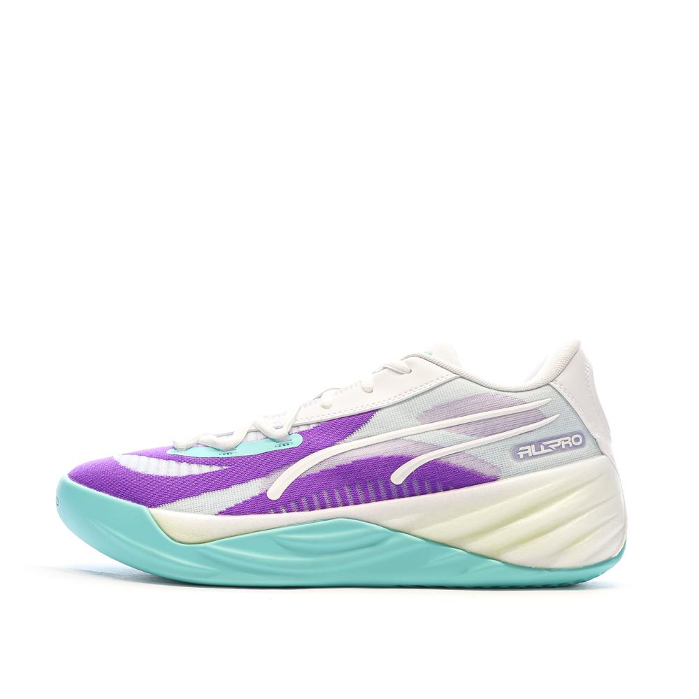 Puma Chaussures de basket Bleu/Violette Homme Puma All Pro Nitro