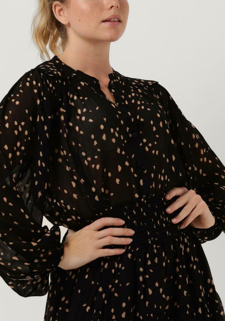 SECOND FEMALE zwarte second female blouse mild blouse
