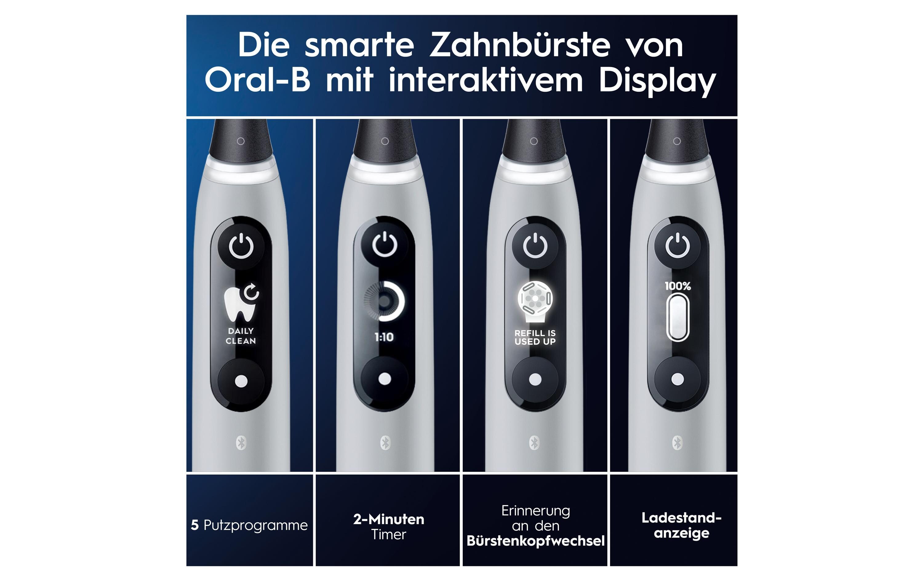 Elektrische Zahnbürste iO Series6 Grey Opal<br>Rotationszahnbürste