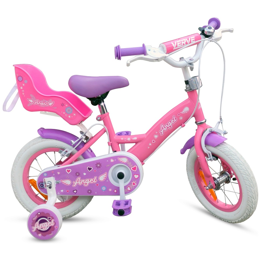 12-Zoll-Verve-Angel-Fahrrad, Pink/Lila
