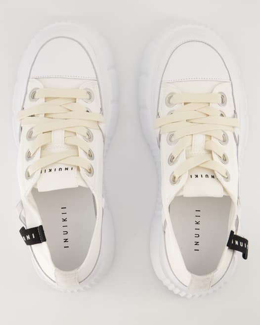 Inuikii Matilda Canvas Low 23 Sneaker in Weiß