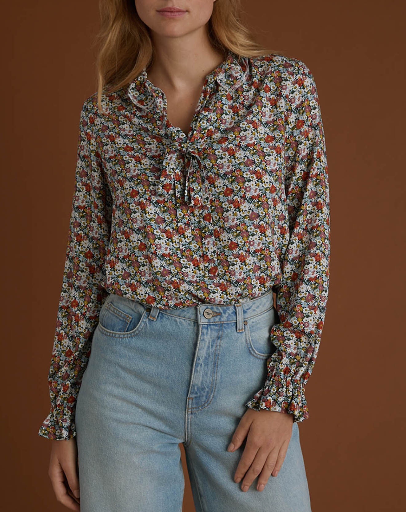 Cyrillus Blouse Libby Liberty multicolore