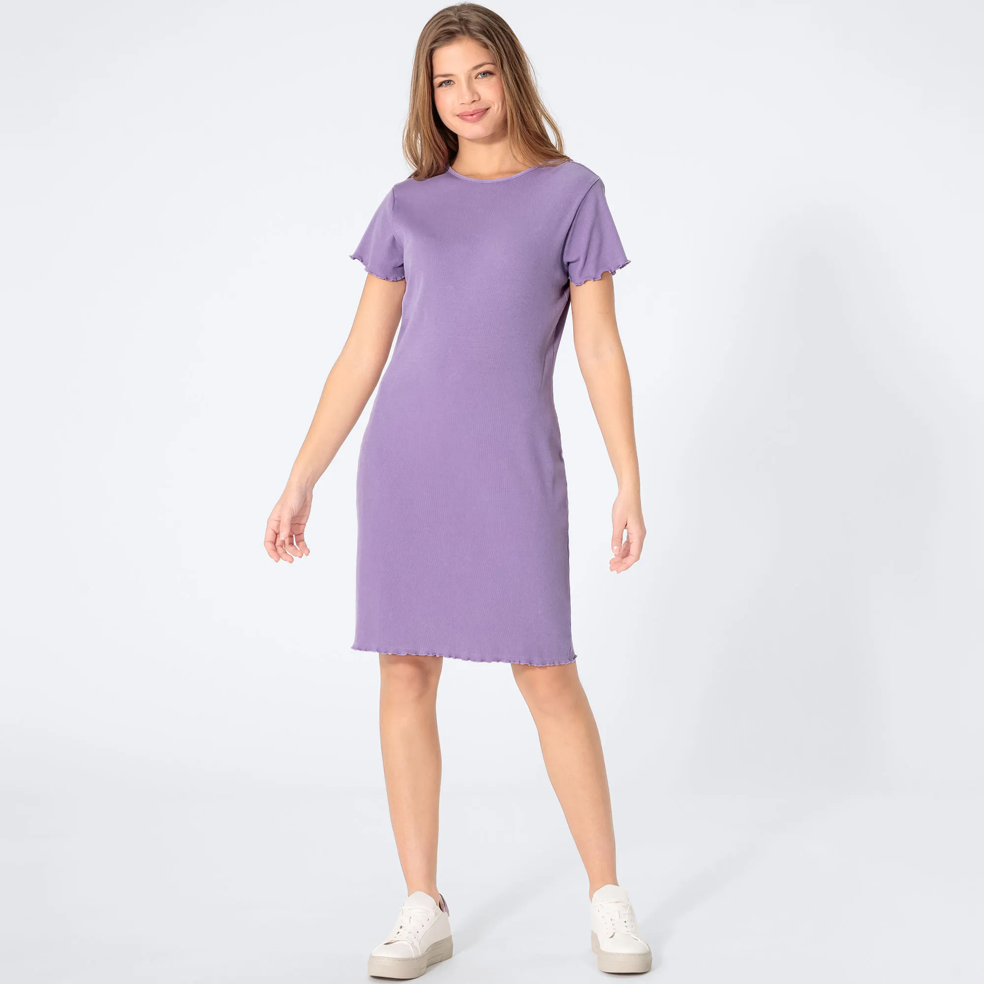 Damen-Kleid mit Wasch-Effekt