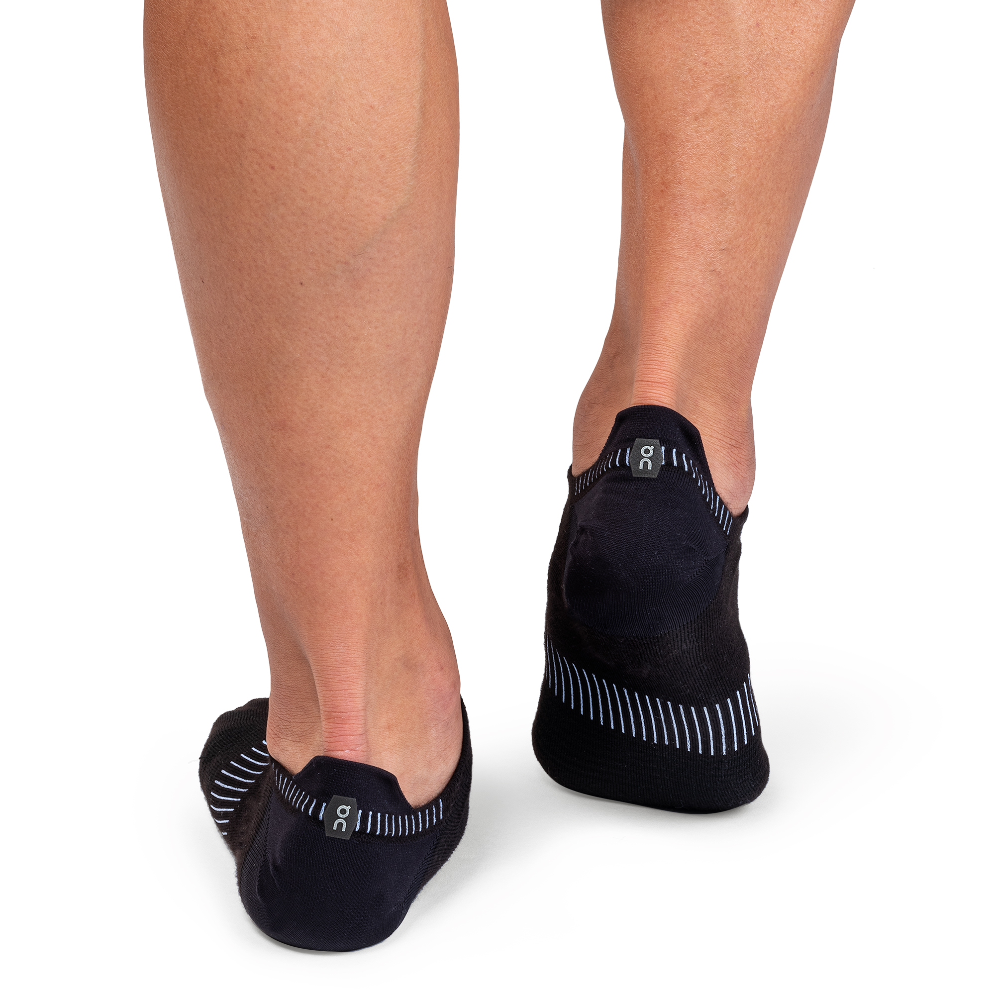 Ultralight Low Sock Herre Black/White