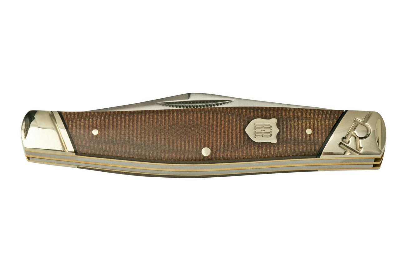 Rough Ryder Brown Burlap Stockman RR2334, zakmes