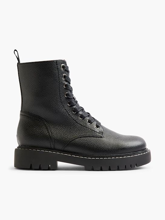 Graceland Schnür-Stiefelette Schwarz