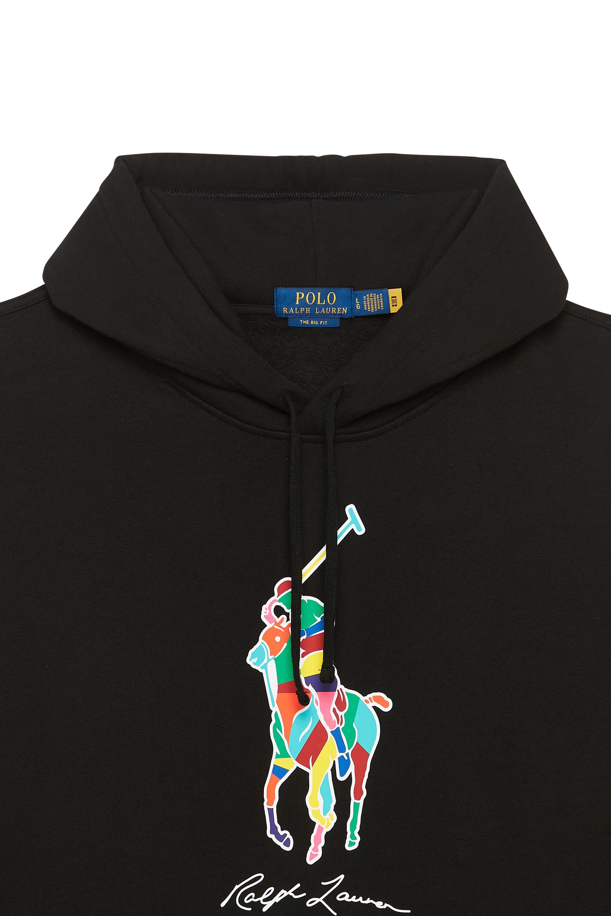 POLO RALPH LAUREN Hoodie SEASONAL FLEECE Noir