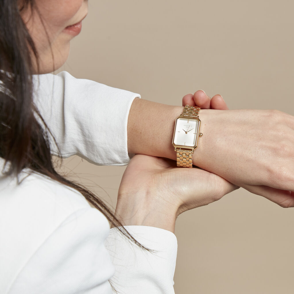 Montre Rosefield Octagon Blanc