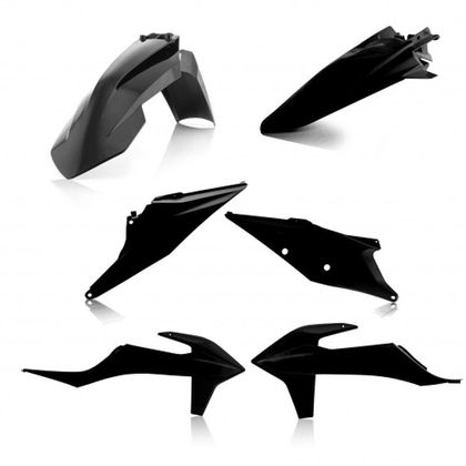 Kit plastiques Acerbis COULEUR NOIR - Noir