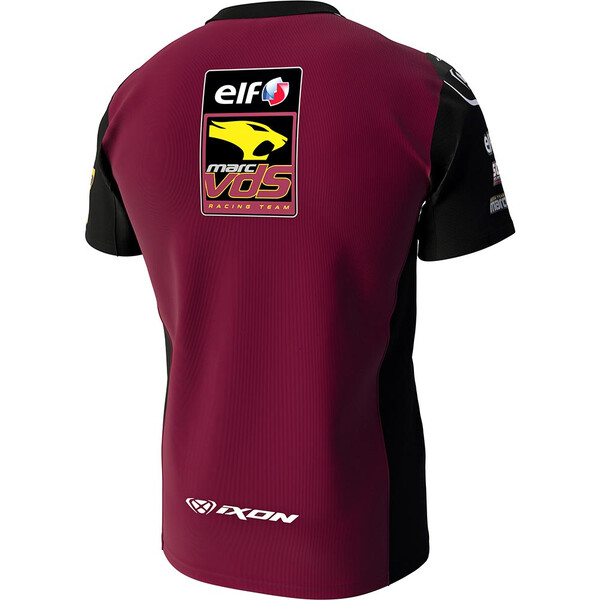 Ixon - T-shirt Marc VDS 24 Bordeaux / Noir