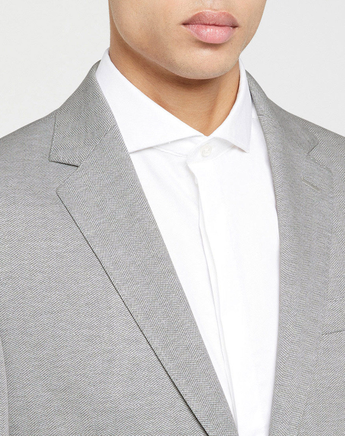 Hackett London Blazer Herring gris clair