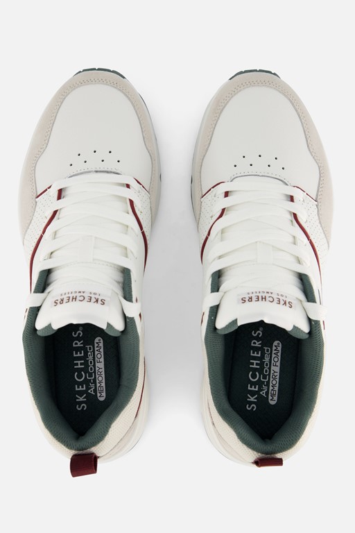 Skechers Uno Retro One Sneakers wit Suede