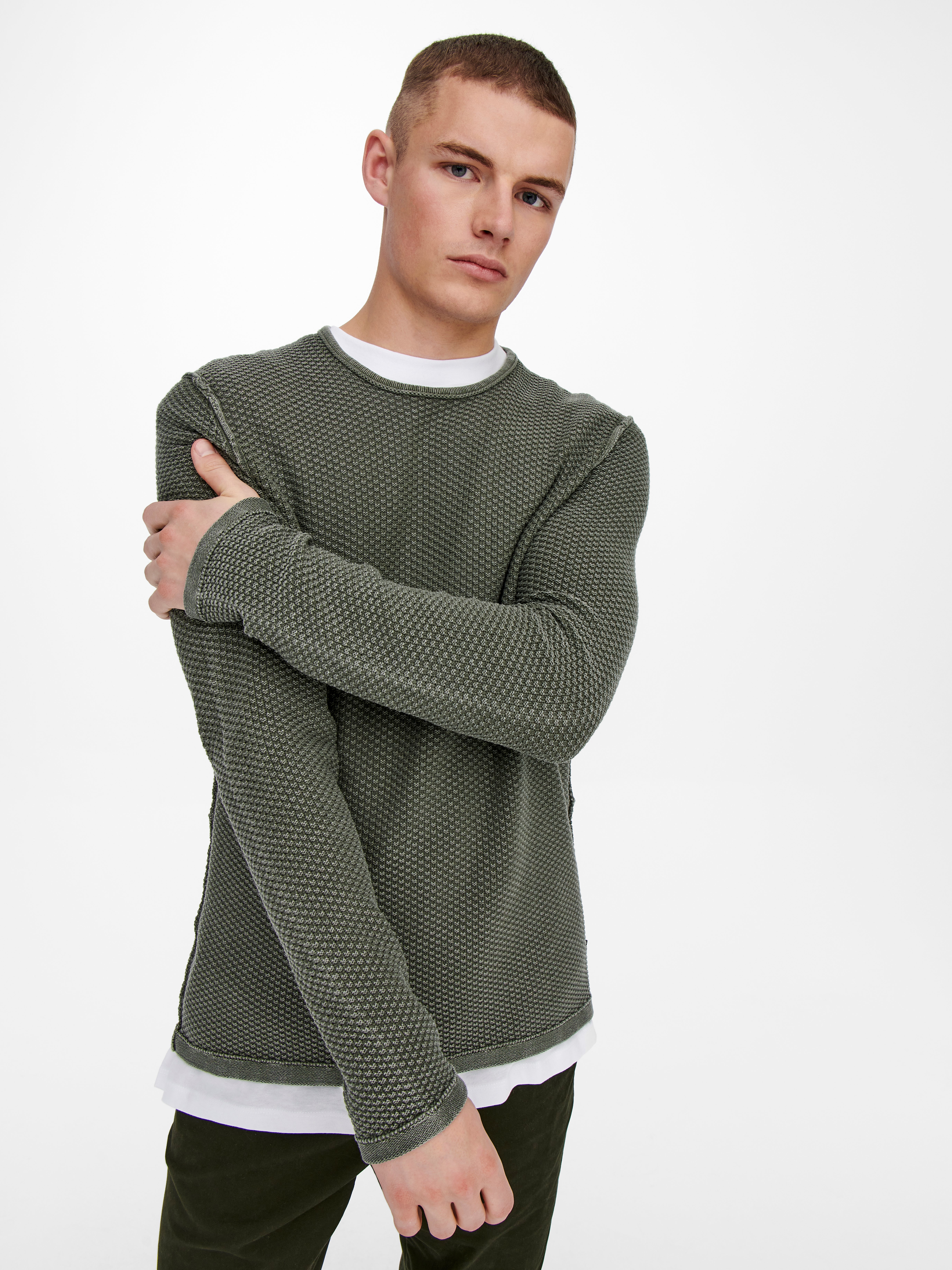 ONSPAVO Pullover Castor Gray