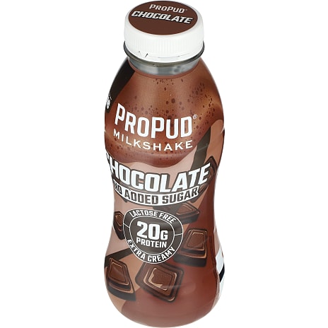 Proteinmilkshake m. chokoladesmag u. tilsat sukker laktosefri
