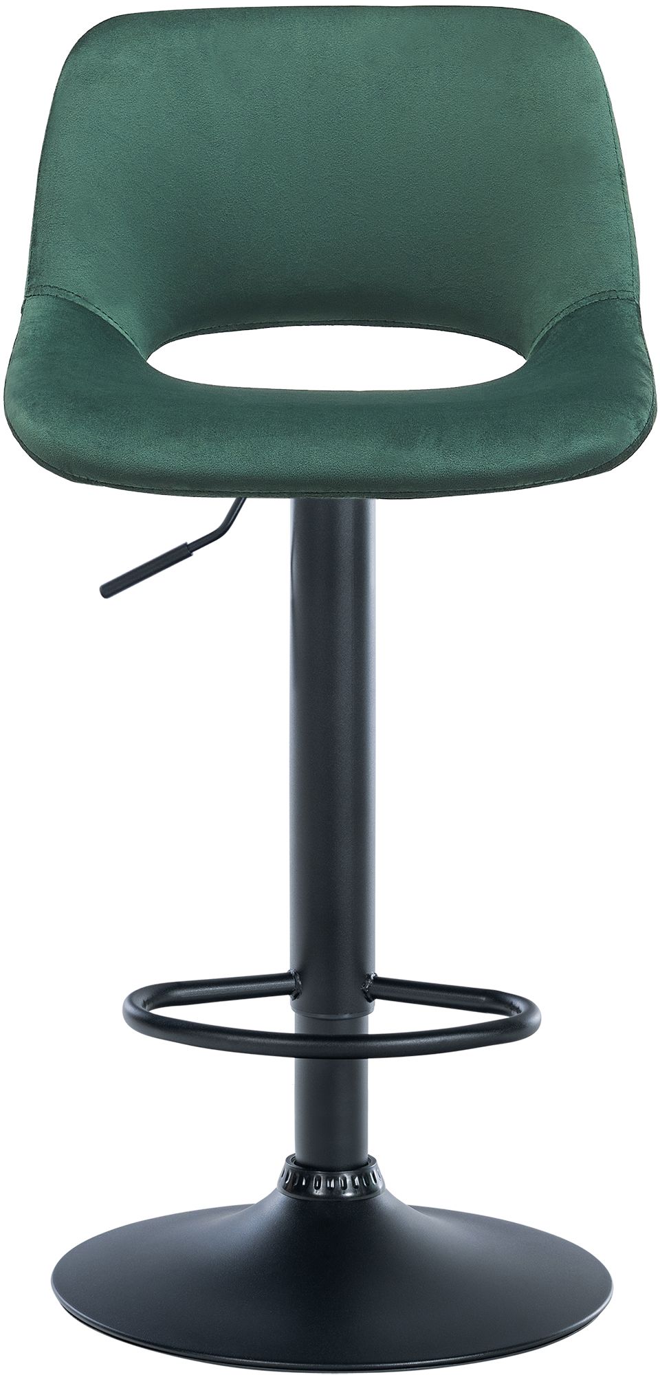 CLP 2er Set Barhocker Camden I Samt-Bezug