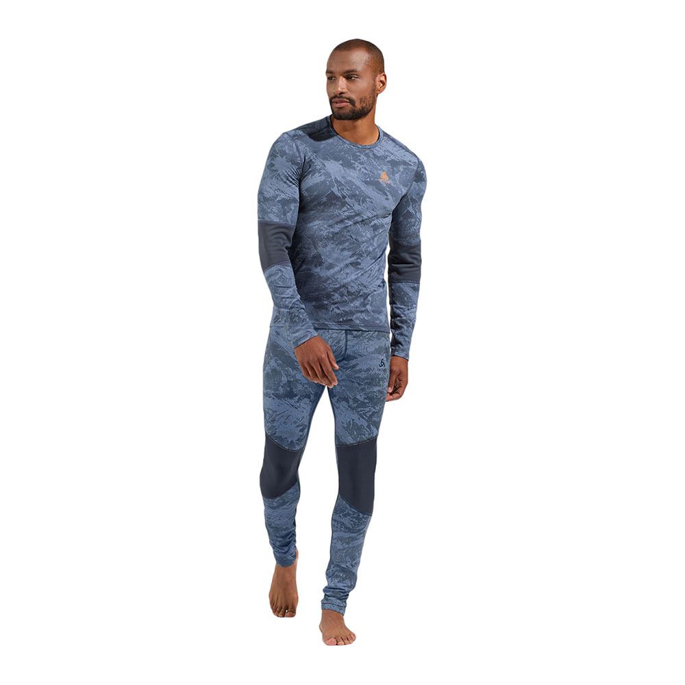 Odlo WHISTLER ECO - Sous-couche Homme folkstone gray/india ink