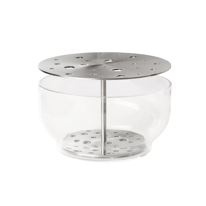 Fritz Hansen - Ikebana Vase Large, Edelstahl / Glas
