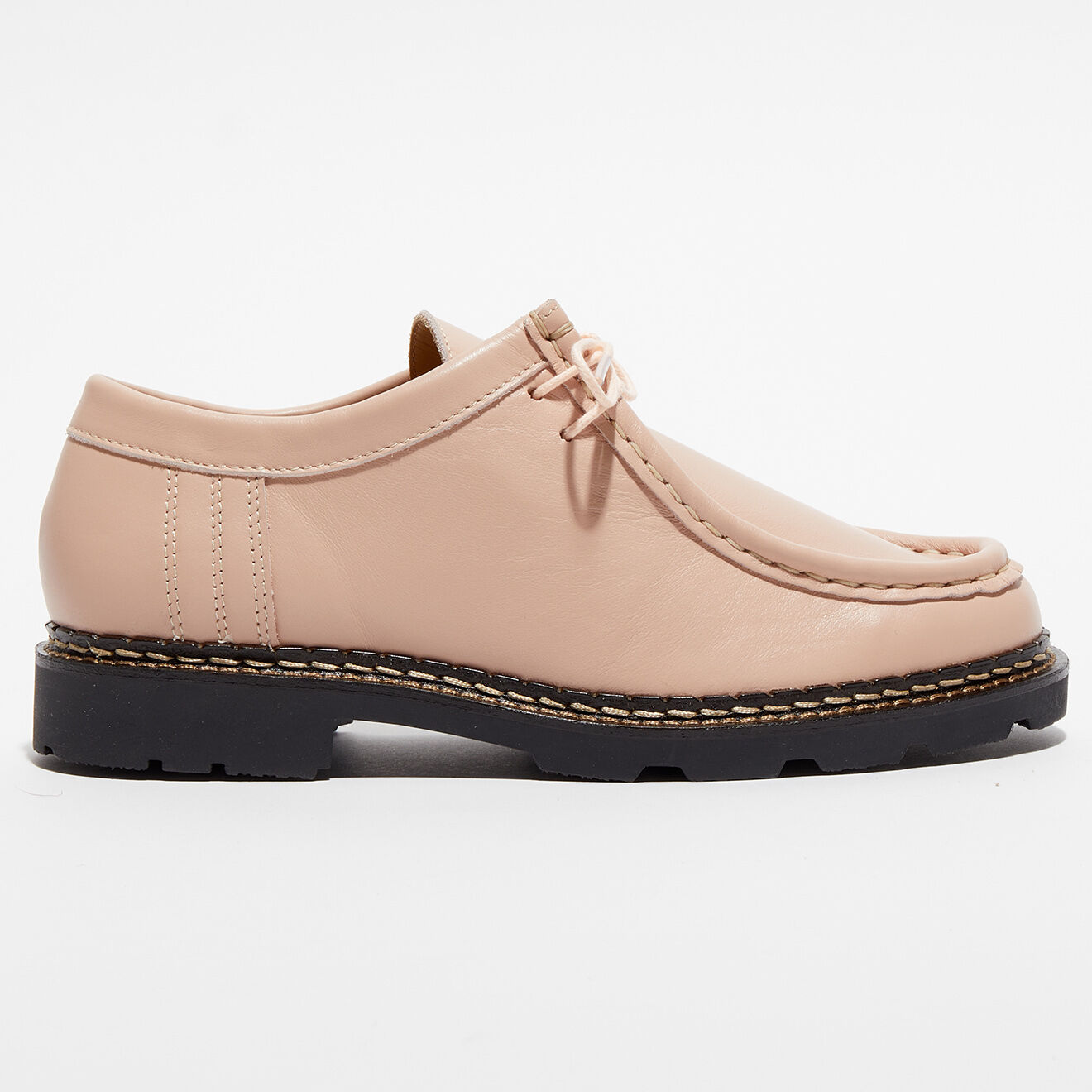 Apologie Studio Derbies en Cuir Loretta rose nude