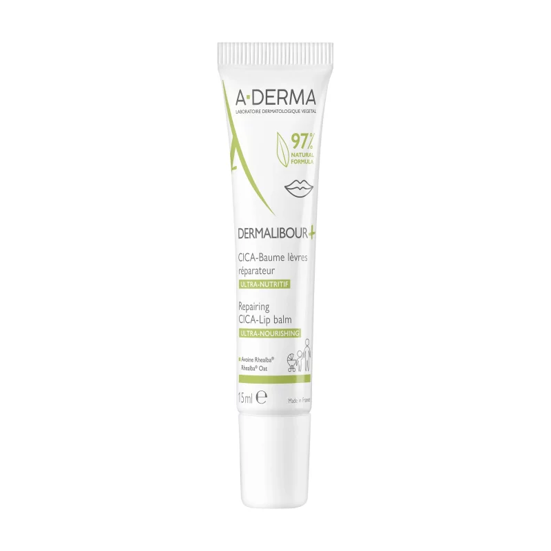 CICA-Baume lèvres réparateur DERMALIBOUR+ - 15ml