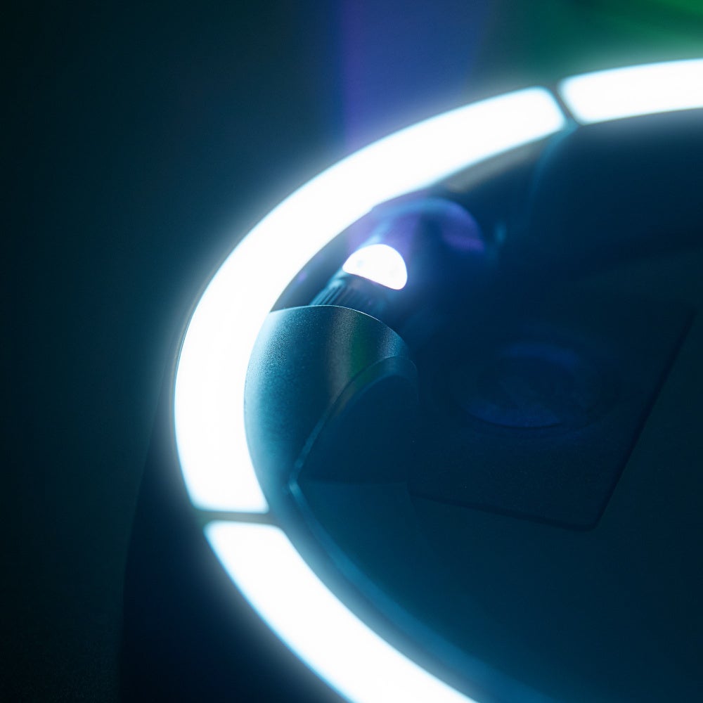 Gravity Guitar GLOW STAND Neckhug gitaarstatief met sfeerverlichting