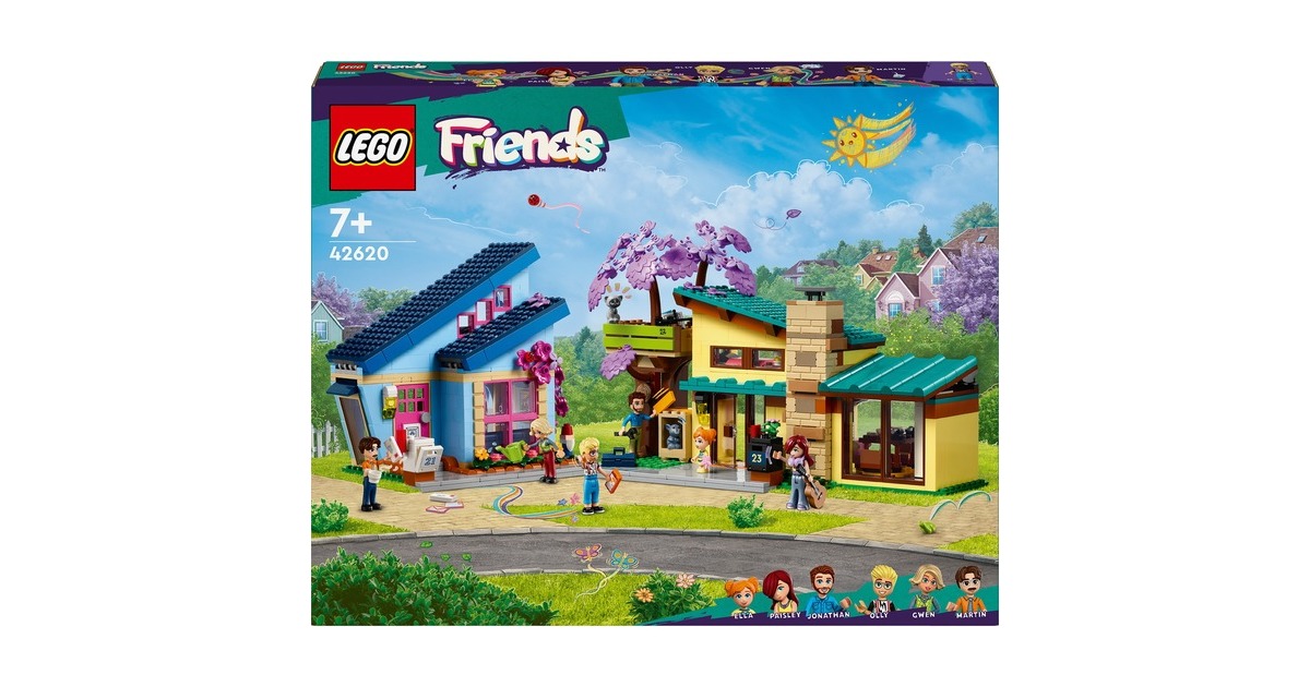 LEGOFriends - Olly en Paisley's huizen Constructiespeelgoed  (42620)
