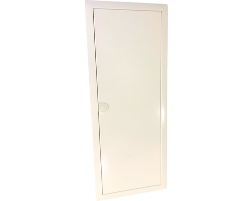 Hager VH60NC spouwmuurverdeler, 5 rijen met deur, inbouw, voor 60 module-eenheden, grijs, kleine verdeelkast