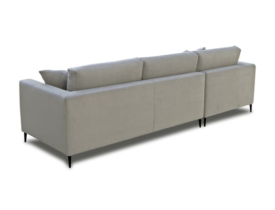 CITY - Canapé tissu Cairo angle gauche beige maia 03