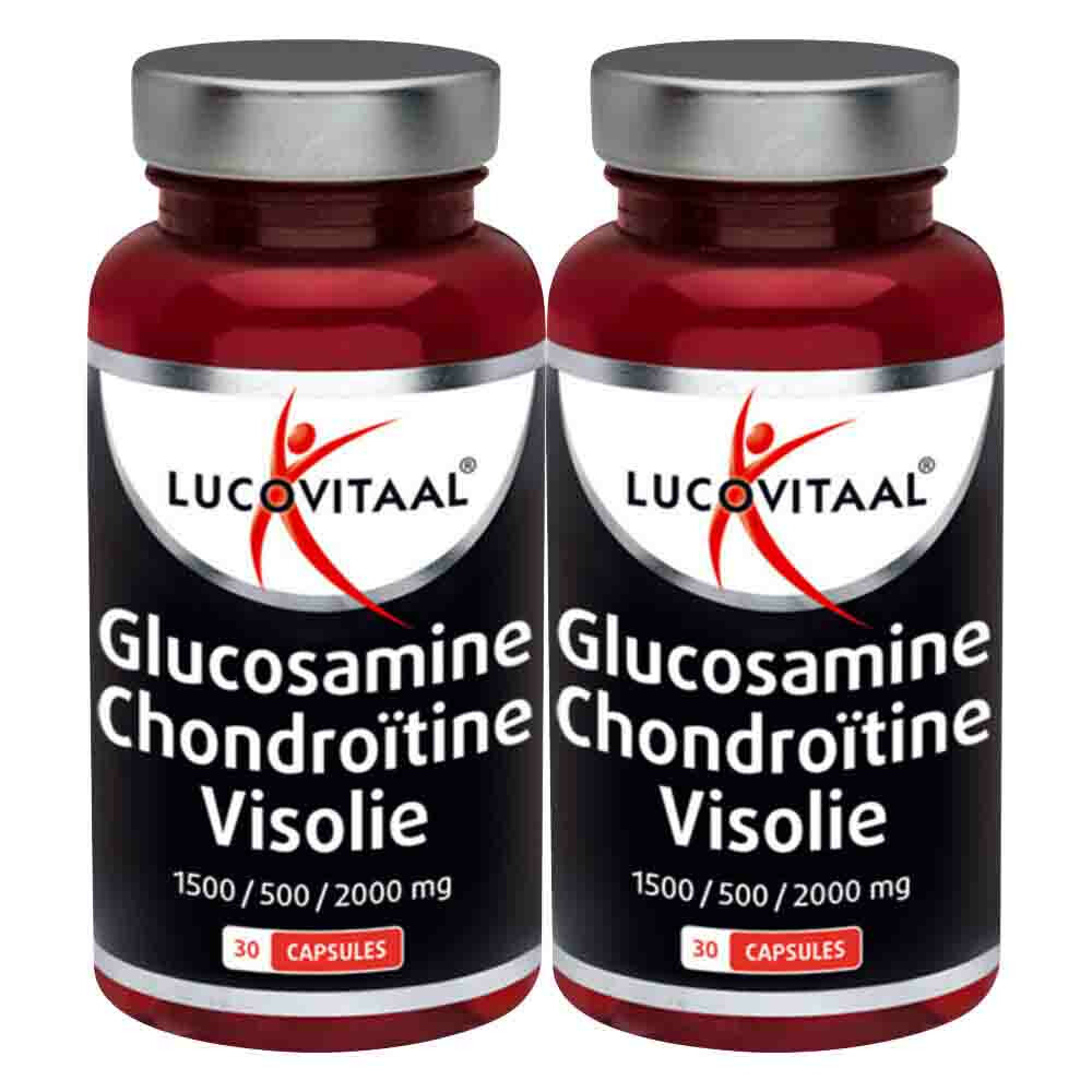 2x Lucovitaal Glucosamine Chondroitine Visolie30 capsules