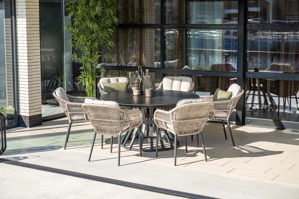 Garden Impressions Pescara dining fauteuil - desert sand