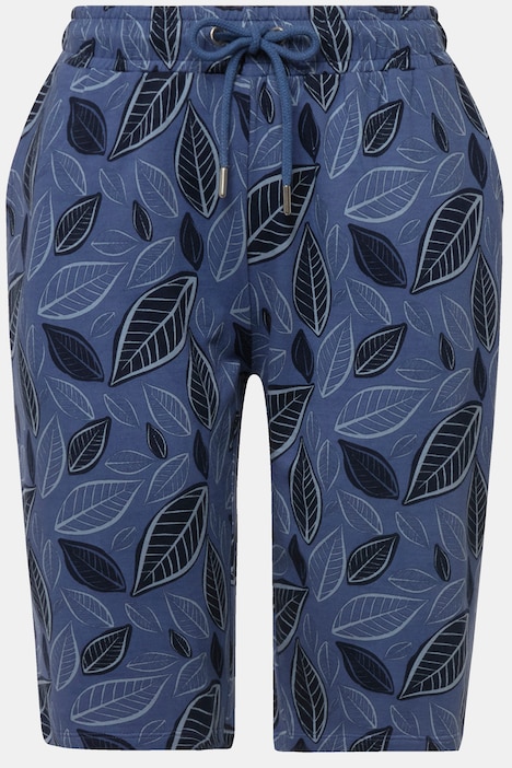Sweat-Shorts, Allover-Muster Elastikbund