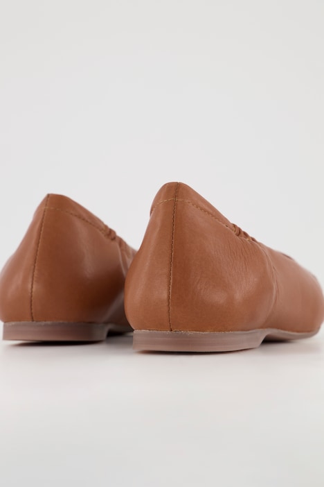 Leder-Ballerinas, Webspitze, Weite H