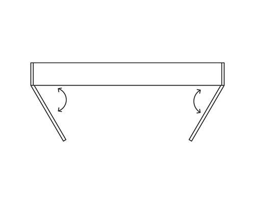 Poten spiegelkast 60 x 15 x 75 cm mintgroen