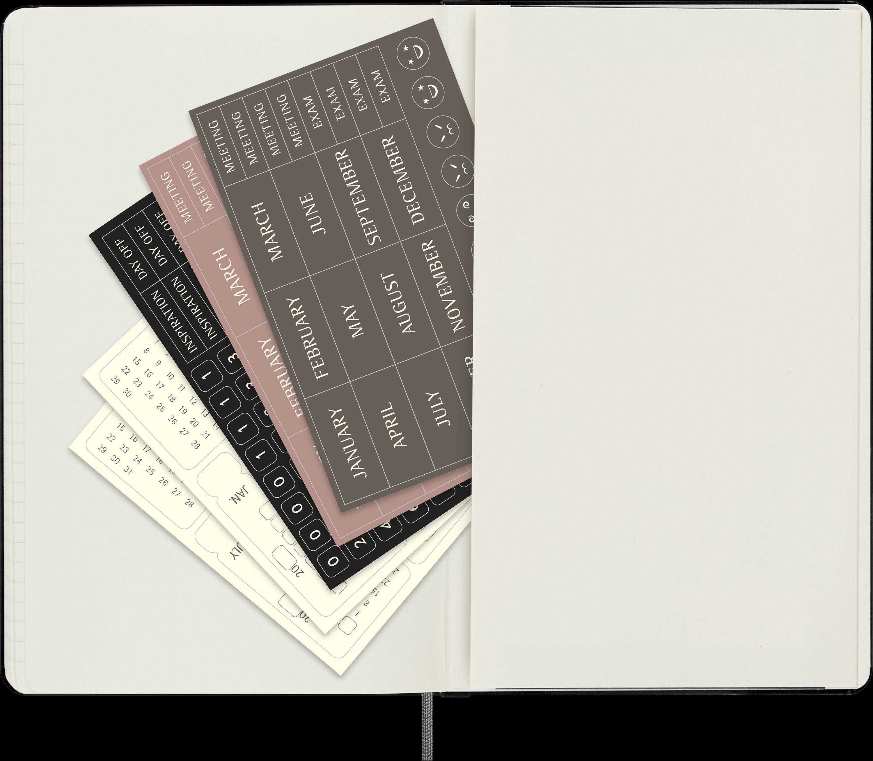 Moleskine undatierter Wochen Notizkalender, L/A5
