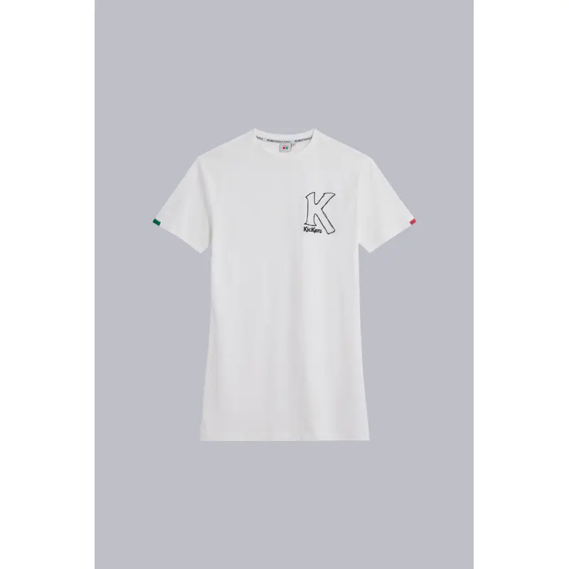 ORGANIC BIG K TSHIRT DRESS ÉCRUE ROBE Coton biologique Femme