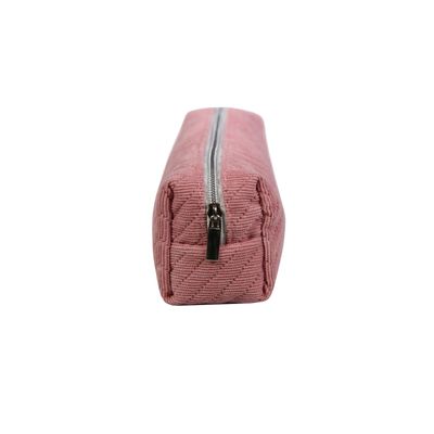 Trousse carrée - 1 compartiment - rose - Bagtrotter