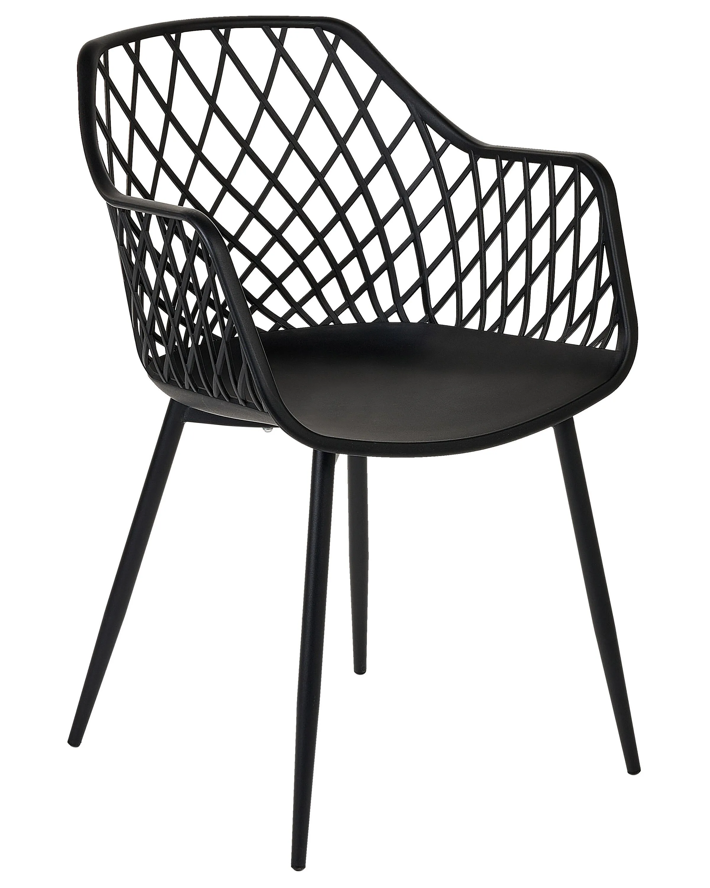 Set van 2 eetkamerstoelen NASHUA II Zwart