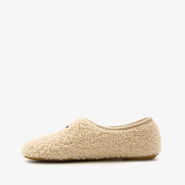 Thu!s dames teddy pantoffels beige