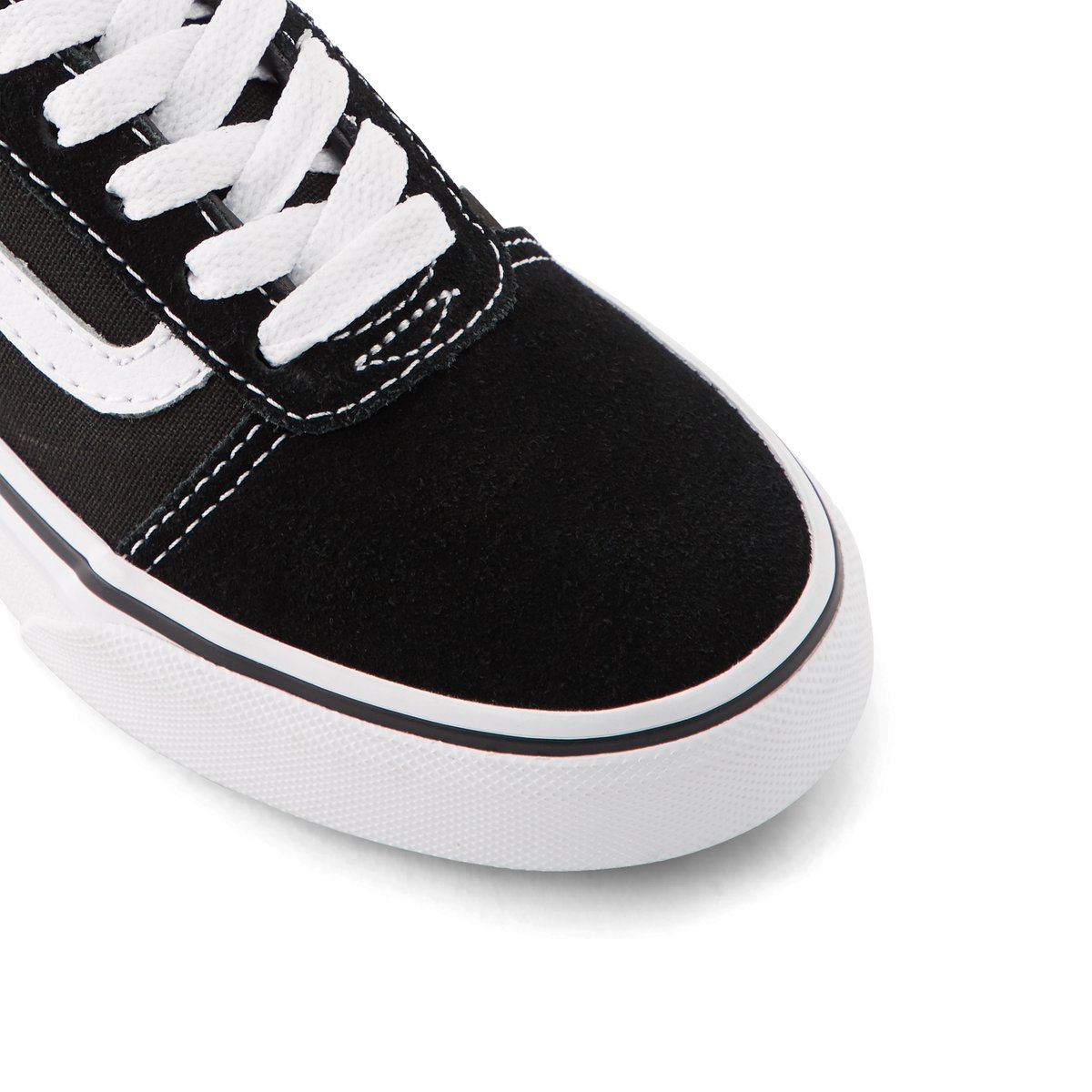 VANS-Ward-l-Baskets de skate - Talon plat - Noir/Blanc