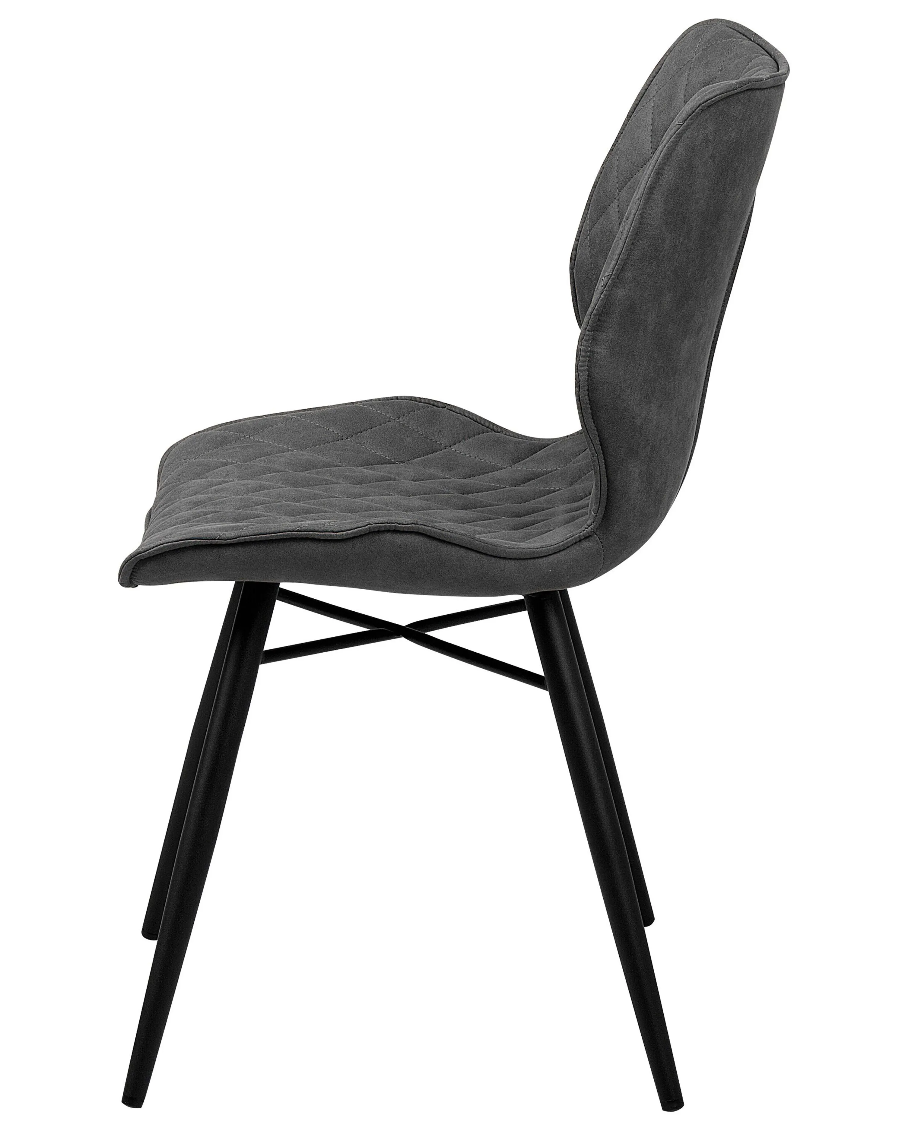 Set van 2 eetkamerstoelen LISLE Grijs
