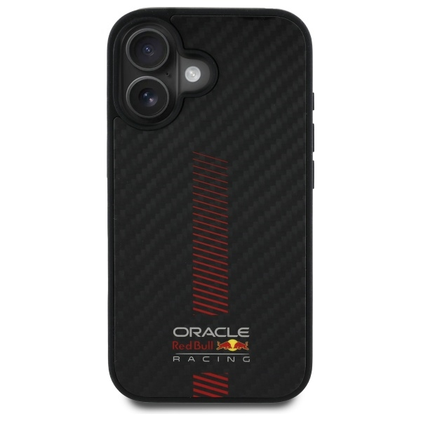 iPhone 16 MagSafe Hardcase Hülle Carbon Fiber (RBHMP16S24CFGSMK) - Schwarz