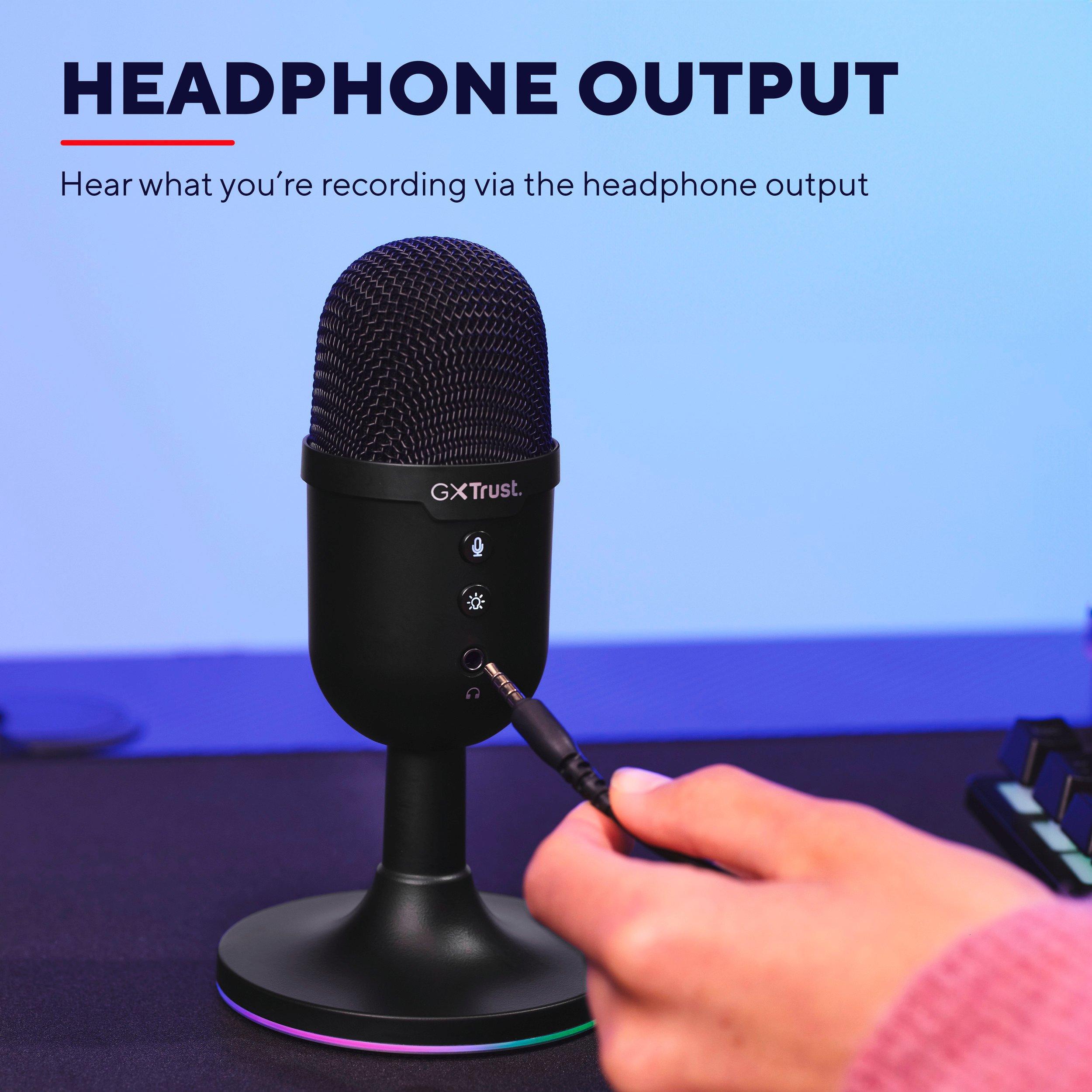 Trust GAME GXT234 Yunix Microphone Black