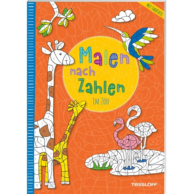 Malen nach Zahlen - Im Zoo