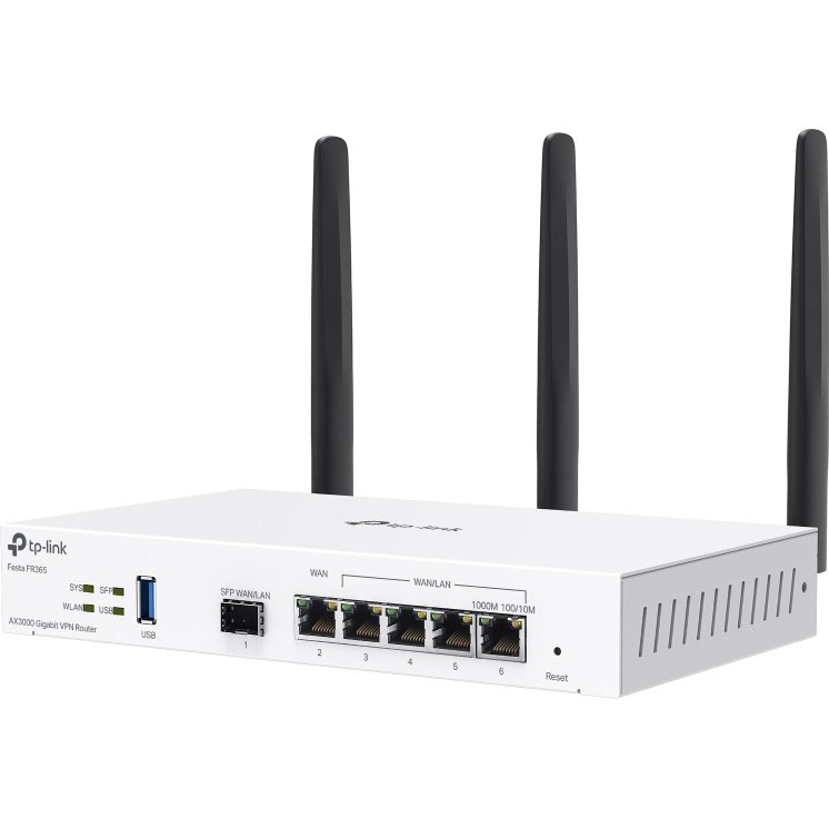 TP-Link FESTA FR365 routeur sans fil Gigabit Ethernet Dual-band (2.4GHz + 5GHz or 2.4GHz + 6GHz) Blanc