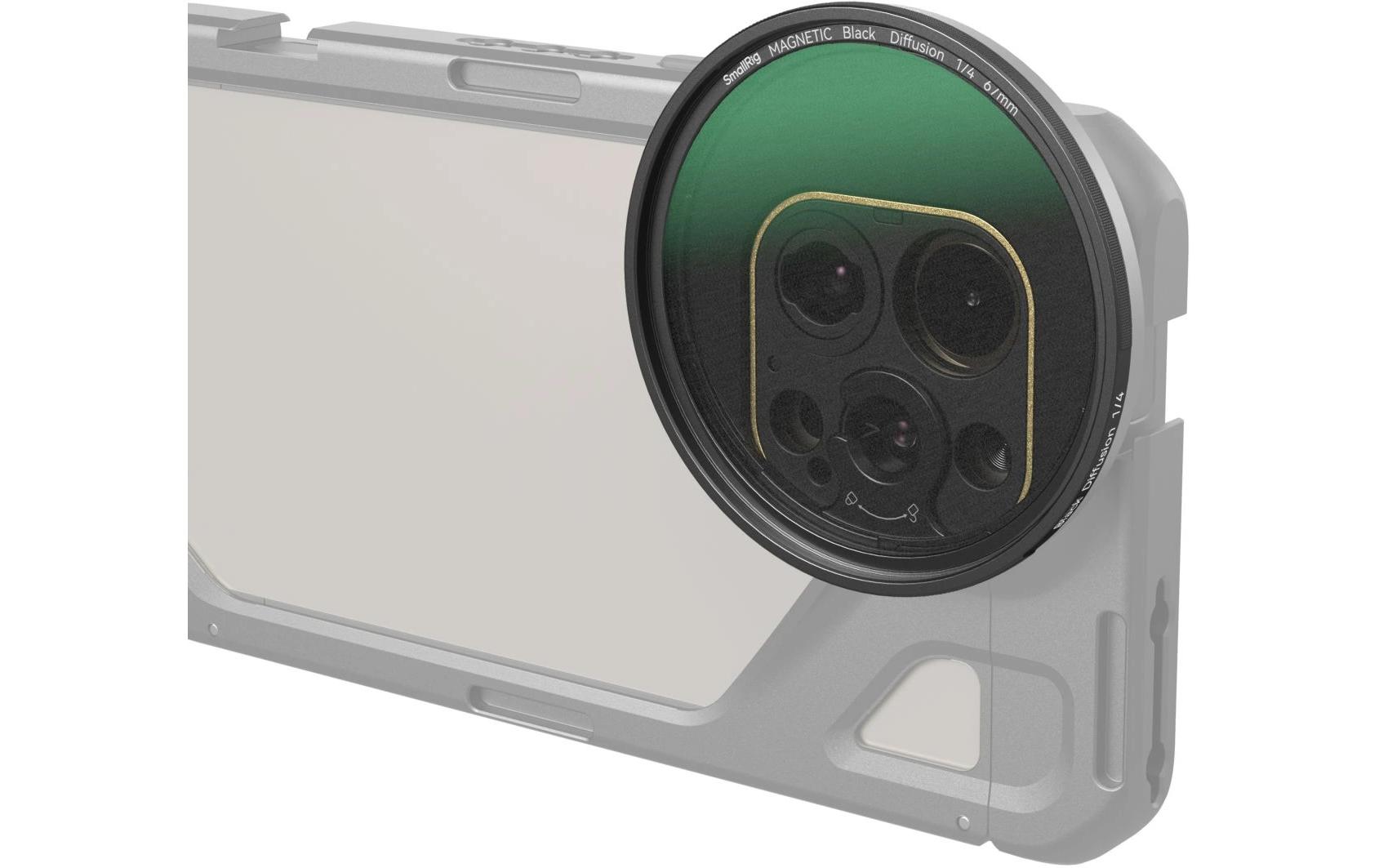 Aufsteckbarer 1/4 Schwarzer Nebelfilter (67mm)Für mobile Filmemacher
