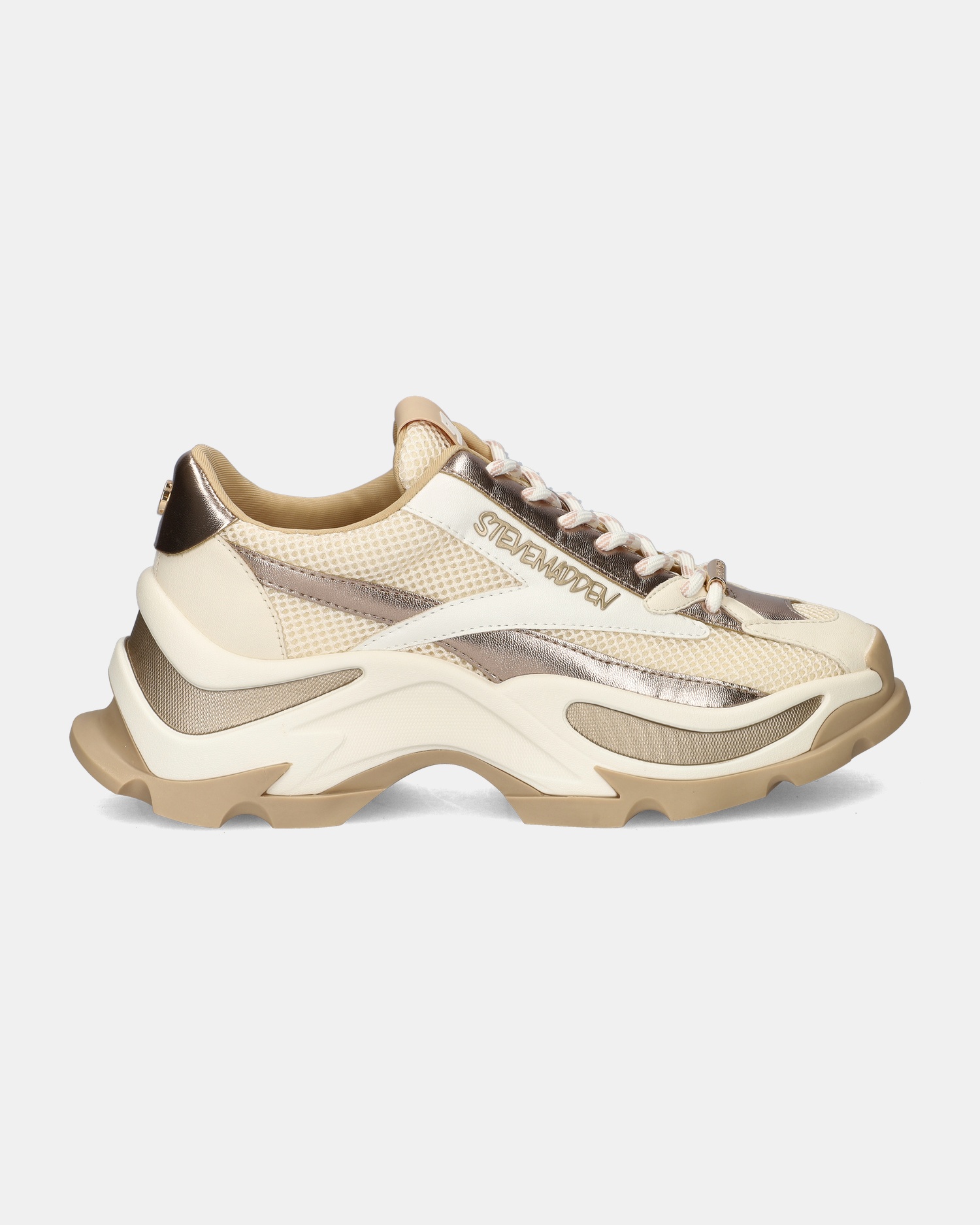 Steve Madden Zoomz Dad Sneakers  - beige