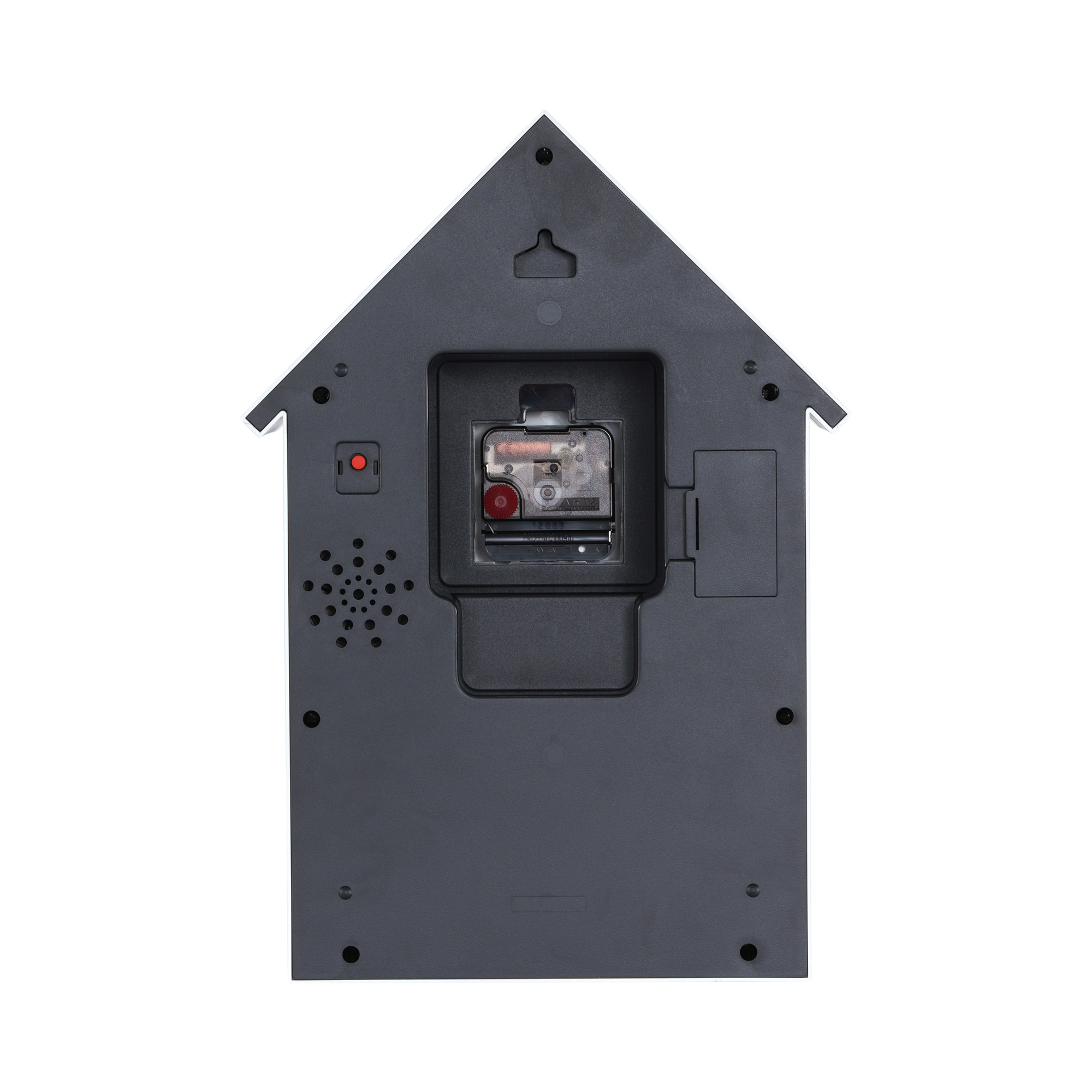 Wandklok Dog House Retro groen